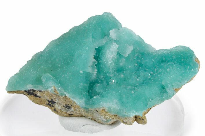 Sparkling Blue-Green Hemimorphite - Congo #348554